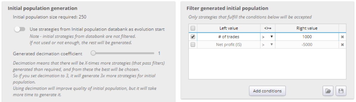 Population Options