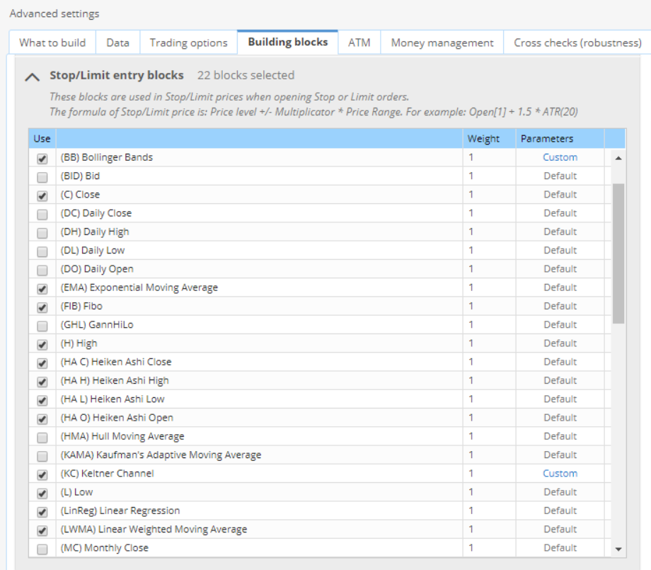 Building Blocks Pending Orders