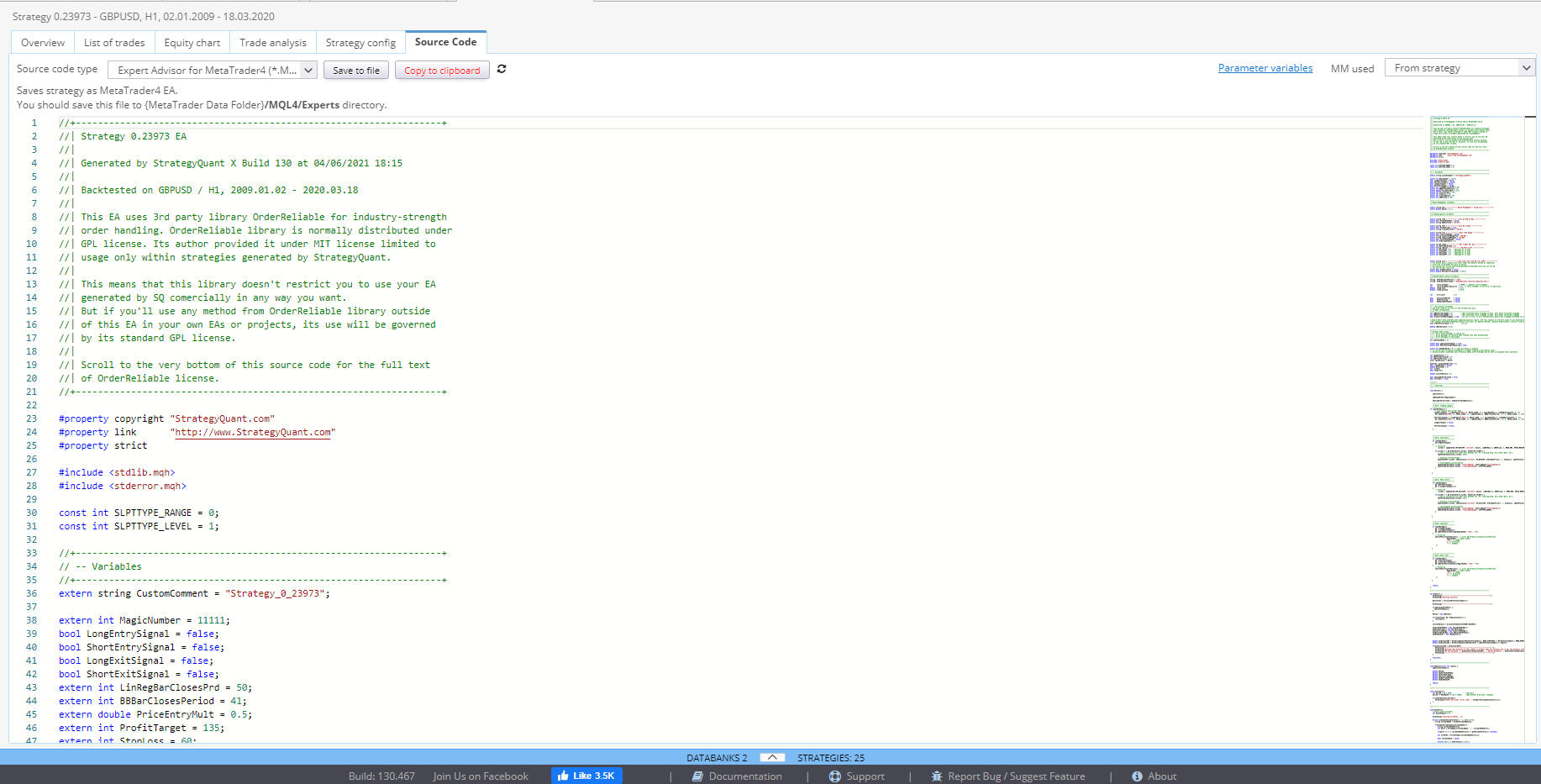 Results Source Code