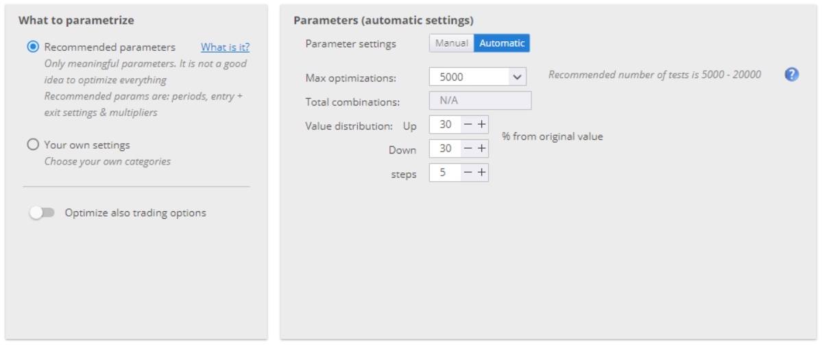 What to parametrize