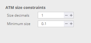 ATM Size Constrains